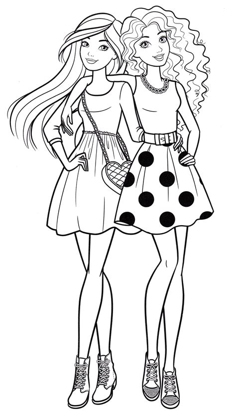 Barbie colouring pages - A cute coloring page. What a beautiful couple! In this coloring page we can see that Barbie and Ken are in love. Have fun! A beautiful coloring page of Barbie accompanied by his horse Tawny! Another cute coloring page of the Barbie doll! In this coloring pages, Barbie is dressed like a beautiful ballerina. Enjoy!